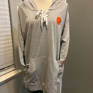 Fanatics Heather Gray Cleveland Browns hoodies 3x